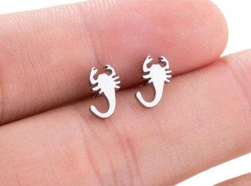 Earrings & Studs Punk Style Scorpion Symbol Earrings