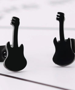 Rock Band Guitar Stud Earrings Earrings & Studs Rock Band Guitar Stud Earrings