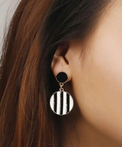 B&W Statement Drop Earrings Earrings & Studs B&W Statement Drop Earrings