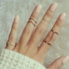 Rings Trendy Rings Set – 5 Pieces