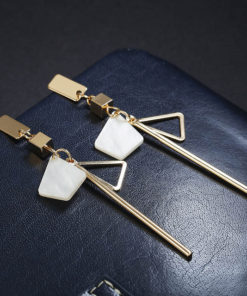 Long Tessal Bar Asymmetric Earrings Earrings & Studs Long Tessal Bar Asymmetric Earrings