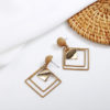 Long Tessal Bar Asymmetric Earrings Earrings & Studs Long Tessal Bar Asymmetric Earrings