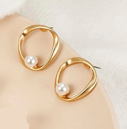 Executive Dangle Stud Earrings – Pearl Earrings & Studs Executive Dangle Stud Earrings – Pearl